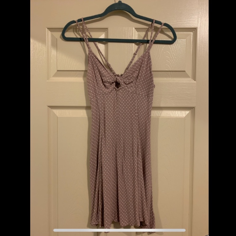 Pink Polka Dot Summer Dress